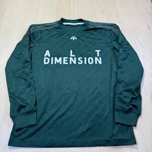 Adidas Alexander Wang Alt Dimension Soccer‎ Jersey Green Long Sleeve Mens L
